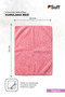 Magnolie Carbon Based Microfiber Large Kitchen Countertop and Surface Drying Cloth 70X50 cm Pink - 6