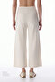 White High Waist Cropped Modal Pants - 2