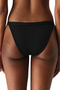 Black Montana Side Textured Mid-Waist Bikini Bottom - 2