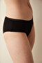Easy Cotton Trim Black Hipster Panties - 3