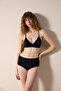 Danny High Waist Black Bikini Bottom - 5