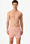Men's Colorful Red Tissue Shorts - 3