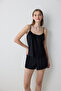 Fleur Black Tank Top - Penti Loves Paris Collection - 3
