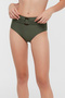 Dark Green Marble High Fashion Bikini Bottom - 2