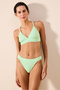 Sage Super Textured Light Green Bikini Bottom - 5