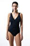 Black Twist Corset Swimsuit