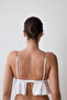 Saten Kırık Beyaz Bralet - 4
