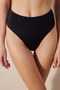 Basic Super High Leg Siyah Bikini Altı - 5