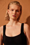Black Basic Corset Swimsuit - 5