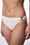 Ecru Jessi Side Buckle Bikini Bottom - 4