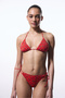 Chery Minimal Cut Cherry Patterned Bikini Bottom - 6