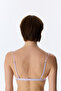 Water Green Micro Lace Triangle Bra - 6