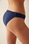 Navy Blue Moonlight Ruffle Detailed Hipkini Bikini Bottom - 3