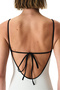 Ecru Nadia Textured V-Neck Swimsuit - 5