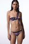 Nixie Side Striped Buckle Slip Bikini Bottom - 5