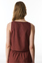 Brown Lane Short Sleeve Bikini Top - 2