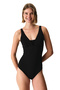 Black Moriah Corseted Swimsuit - 2
