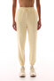 Ecru High Waist Pocketed Cotton Jogger - 2