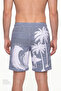 Men's Navy Blue Surf Revival Striped Shorts - 2