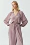 Women's Slim Satin Look Jumpsuit - 6