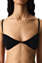 Black Mollie Bandeau Bikini Top - 3