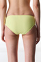 Yellow Arya Textured Mid-Waist Bikini Bottom - 2