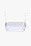 White Ava Strapless Textured Bikini Top - 5
