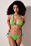 Fresno Textured Green Bikini Bottom - 3