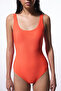 Orange Sona Sports Swimsuit - 4