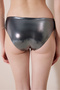 Faylinn Hipster Shiny Silver Bikini Bottom - Gamze Erçel Collection - 3