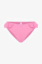 Pink Begonia Ruffled Bikini Bottom - 6