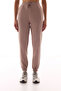 Beige High Waist Pocketed Cotton Jogger - 2