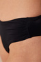 Basic High Shirred Black Bikini Bottom - 3