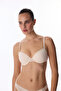 Beige daylift lace underwire bra