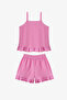 Girl's Pink Pinky Ruffle Bikini Set