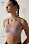 Traceless Light Brown Medium Support Zero Feel Bra Sports Bra - 2