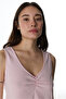 Pink Blossom Pointel Athlete Pajama Top - 2