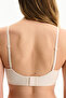 Traceless Cream Pink Contour Removable Pad Bra - 2