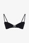 Black Mollie Bandeau Bikini Top - 5