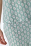 Green Alia Capri Floral Short Sleeve Pajama Set - 4
