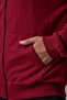 Defy's Men's Oversize Hooded Zipper Pocket Sweatshirt - 2