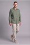 100% Linen Regular Fit Long Sleeve Single Pocket Shirt I7992Ax26Sm