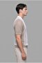 Standard Fit Polo Neck Half Zip Knitwear Short Sleeve T-Shirt E5438Ax25Sm - 3