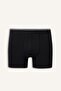 Regular Fit Leaf Patterned 3-Piece Boxer with Elastic Waistband I1786Ax26Au - 4