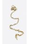 Gold Steel Women's Bracelet with Stone Detail and Lock and Key Figure |   Special Boxed