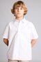 100% Cotton Oversize Wide Fit Polo Collar Parachute Short Sleeve Shirt for Boys E1588A825Hs - 3
