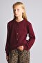 Crew Neck Pocketed Basic Knitwear Cardigan for Girls I3603A826Wn - 3