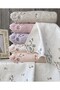 Maribor Premium Bamboo "Special Boxed" 50X90Cm. 6Pcs. Dowry 3D Embroidered Hand Face Towel (40% Bamboo) - 3