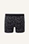 Regular Fit Leaf Patterned 3-Piece Boxer with Elastic Waistband I1786Ax26Au - 3