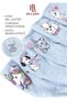 Girls' Panties, Pack of 10, Baby Blue Printed, Cotton Girls' Panties - 3